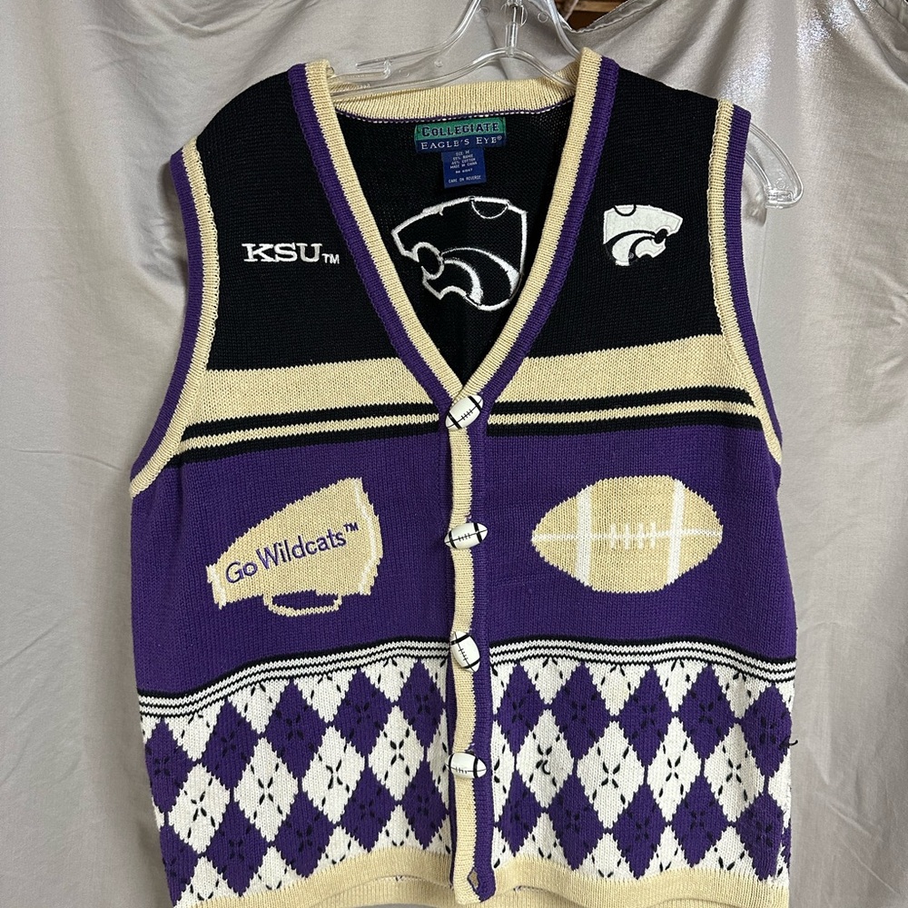 KSU K-State Wildcats Sweater Vest